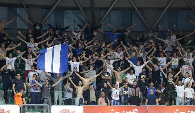 KK Cibona – KK Zadar 80-71. Navijači Zadra, Tornado. Photo: Goran Stanzl/PIXSELL