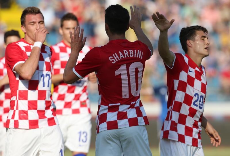 07.06.2015., Varazdin – Prijateljska nogometna utakmica izmedju Hrvatske i Gibraltara. Photo: Goran Stanzl/PIXSELL