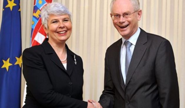 Kosor i Van Rompuy