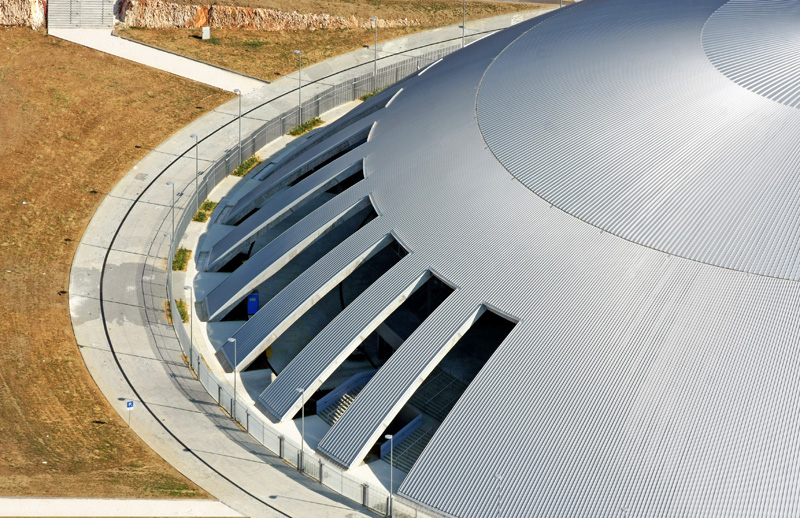 Zadar – Zračne snimke – Dvorana Krešimir Čosić, SC Višnjik (foto: Marin Gospić)