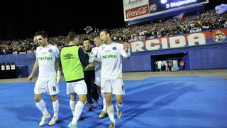 Zagreb, 220513.
Stadion Maksimir.
Uzvratna utakmica 22. finala Hrvatskog nogometnog kupa, Lokomotiva – Hajduk.
Na fotografiji: Slavlje Hajduka.
Foto: Boris Kovacev / CROPIX Zagreb, 220513.
Stadion Maksimir.
Uzvratna utakmica 22. finala Hrvatskog nogometnog kupa, Lokomotiva – Hajduk.
Na fotografiji: Slavlje Hajduka.
Foto: Boris Kovacev / CROPIX