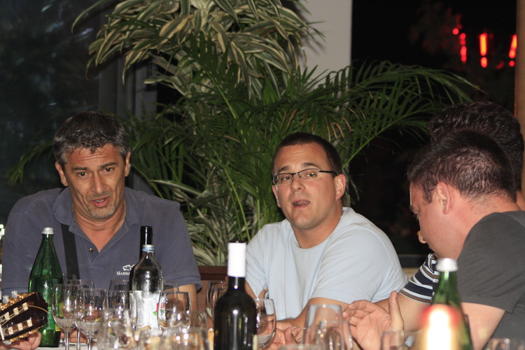 Restoran Niko: Ćiro Gašparac i klape na degustaciji Krauthakerovih vina, Foto: Mladen Malik