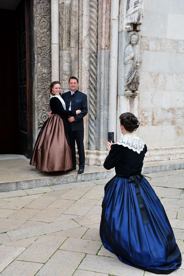 Predstavljanje svečane zadarske pučke nošnje, foto: Iva Perinčić Predstavljanje svečane zadarske pučke nošnje, foto: Iva Perinčić