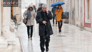 Snježni đir po gradu, četvrtak 1. ožujka 2018. Rade Šimičević