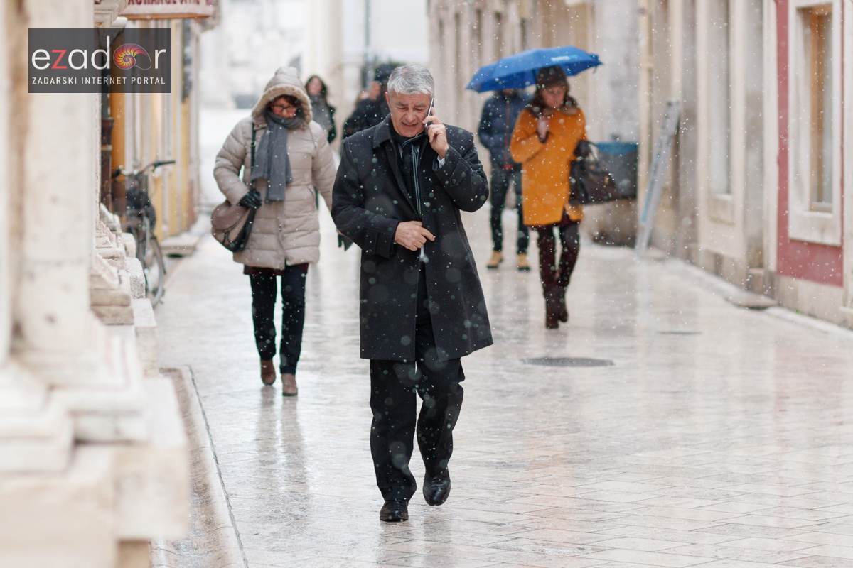 Snježni đir po gradu, četvrtak 1. ožujka 2018. Rade Šimičević