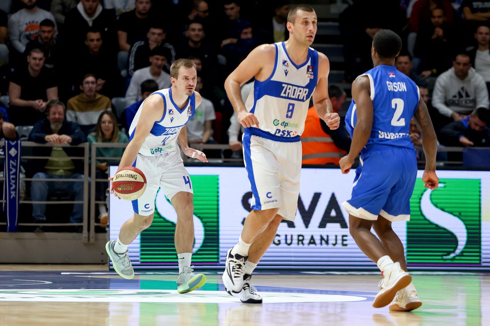 AdmiralBet ABA liga, 14. kolo: KK Zadar – Spartak Office Shoes AdmiralBet ABA liga, 14. kolo: KK Zadar – Spartak Office Shoes
