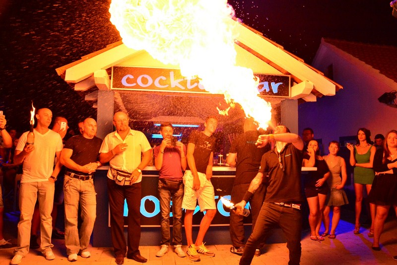 Noštromo bar Vir – otvorenje & fire flame show, Foto:Iva Perinčić