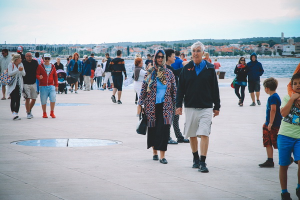 Škura bura na zadarskoj rivi 15. srpnja 2016.