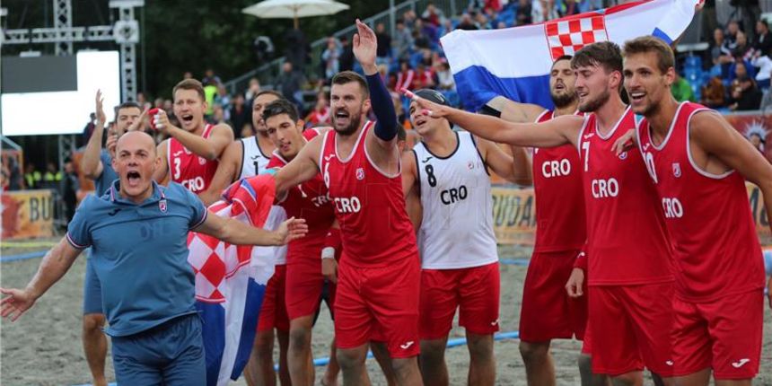 Rukomet na pijesku, Hrvatska reprezentacija. Foto: Hina