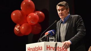 Predizborni skup koalicije “Hrvatska raste” u HNK Zadar, Foto: Dino Stanin/PIXSELL