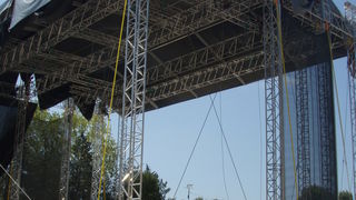 Pripreme za koncert Lennyja Kravitza