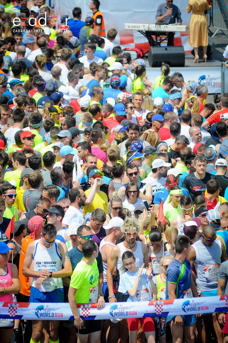 Start utrke Wings for Life World Run Zadar 2018.