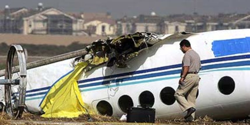 Zrakoplovna nesreća (Foto: HTV) Zrakoplovna nesreća (Foto: HTV)