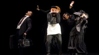 08.11.2013., Zagreb – Premijera predstave Osmi povjerenik, po romanu Renata Baretica, u reziji Sase Anocica. Photo: Daniel Kasap/PIXSELL