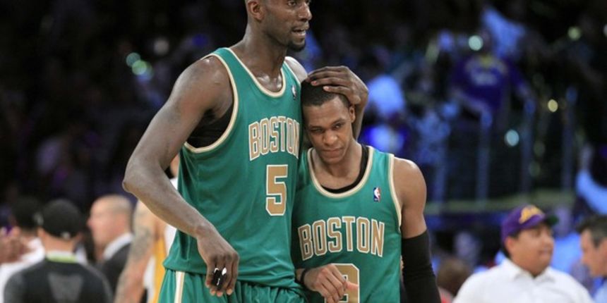 Kevin Garnett i Rajon Rondo (Boston Celtics), foto: Reuters