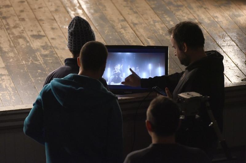 2CELLOS u rovinjskom kazalištu Antonio Gandusio nastavili su snimanje novog spota. Foto: Duško Marušić/PIXSELL