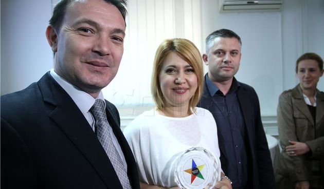 Prigodna svečanost u povodu osvojene međunarodne nagrade za najbolji projekt unapređenja javnih usluga u Europi 2015., koju je projekt e-Građani osvojio na ovogodišnjem Globalnom samitu inicijative Partnerstvo za otvorenu vlast održanom u Mexico Cityu, od