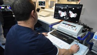 U Općoj bolnici Zadar svečano otvorena nova angio sala donacija dr. Freidoona Ghazija. Foto: Dino Stanin/PIXSELL U Općoj bolnici Zadar svečano otvorena nova angio sala donacija dr. Freidoona Ghazija. Foto: Dino Stanin/PIXSELL