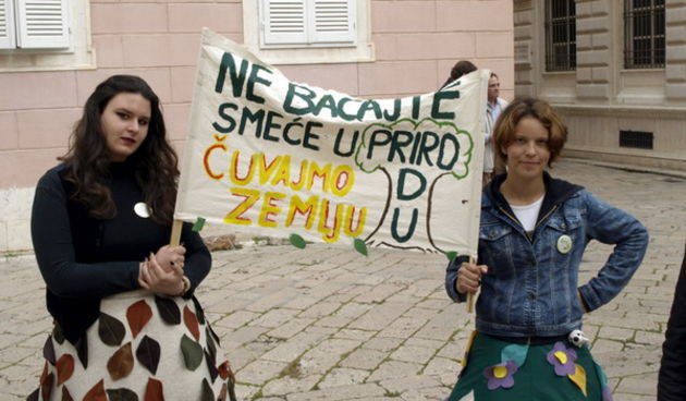 Eko dani 2009: Eko grafiti i Zagrlimo poluotok (Foto: Sasa Cuka)