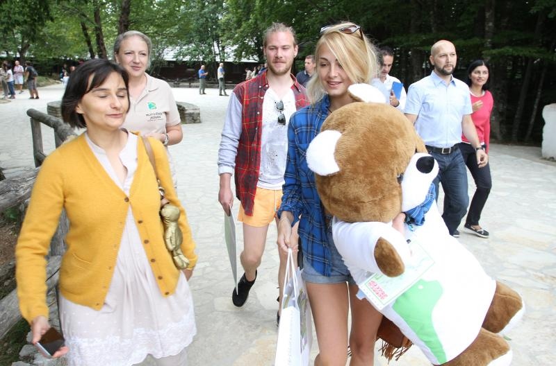 Britanski par milijunti su posjetitelji NP Plitvička jezera, Photo: Kristina Štedul Fabac/PIXSELL