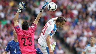 Stadion Geoffroy-Guichard, Saint-Etienne, UEFA EURO 2016., 2. kolo, skupina D, Česka – Hrvatska. Photo: PIXSELL Stadion Geoffroy-Guichard, Saint-Etienne, UEFA EURO 2016., 2. kolo, skupina D, Česka – Hrvatska. Photo: PIXSELL