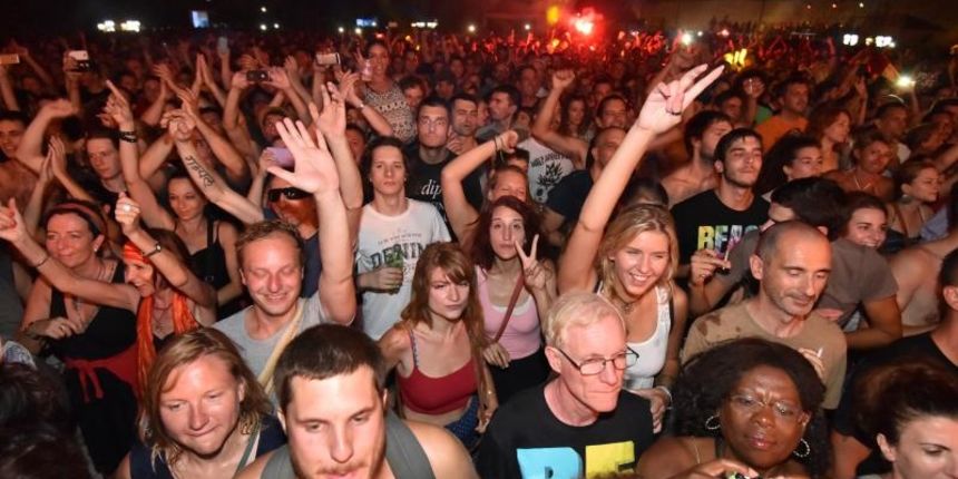 Manu Chao, jedan od najomiljenijih bendova na ovim prostorima, odrzali su veceras koncert na zadarskom Jazine Open Airu. Photo: Dino Stanin/PIXSELL