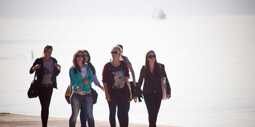 Đir po gradu 24. listopada 2012. studentice (foto:Saša Čuka)