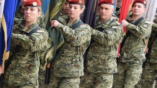 Paljenjem svijeća i polaganjem vijenaca, te mimohodom postrojbi započelo svečano obilježavanje 23. obljetnice VRO Maslenica. Foto. Dino Stanin/PIXSELL Paljenjem svijeća i polaganjem vijenaca, te mimohodom postrojbi započelo svečano obilježavanje 23. obljetnice VRO Maslenica. Foto. Dino Stanin/PIXSELL