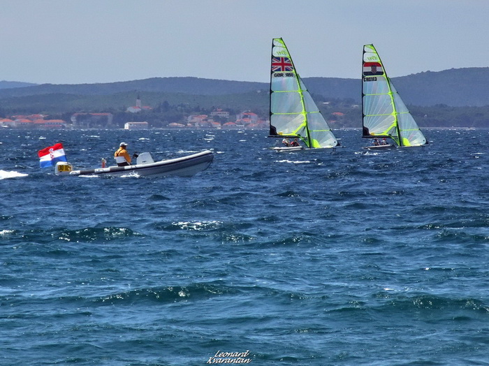 Jedrenje: SP klase 49er – drugi dan 8. svibnnja 2012, Foto: Leonard Kvarantan Jedrenje: SP klase 49er – drugi dan 8. svibnnja 2012, Foto: Leonard Kvarantan
