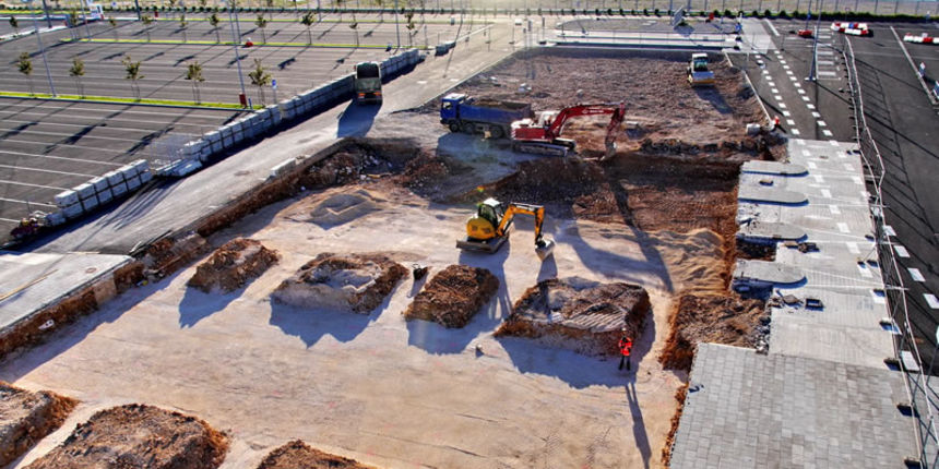 Izgradnja zgrade terminala u putničkoj luci Gaženica, foto: Lučka uprava Zadar