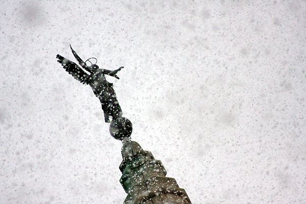 Snijeg u Zadru, 17. prosinca 2009, Foto: Saša Čuka