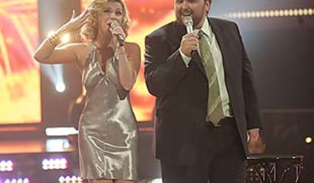 Mila Elegović i Jacques Houdek (foto: HTV press)