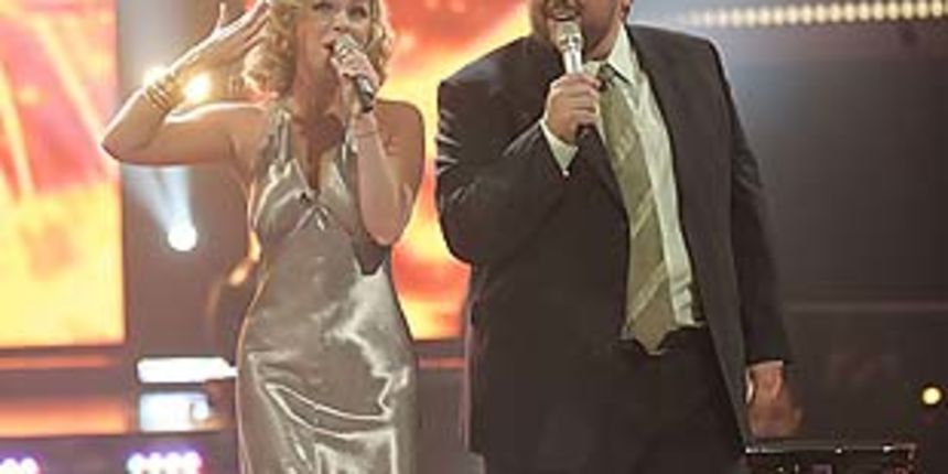 Mila Elegović i Jacques Houdek (foto: HTV press)