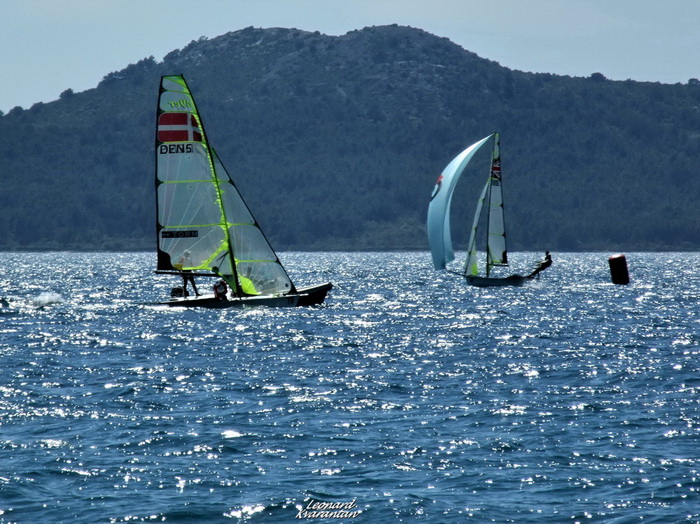 Jedrenje: SP klase 49er – drugi dan 8. svibnnja 2012, Foto: Leonard Kvarantan Jedrenje: SP klase 49er – drugi dan 8. svibnnja 2012, Foto: Leonard Kvarantan
