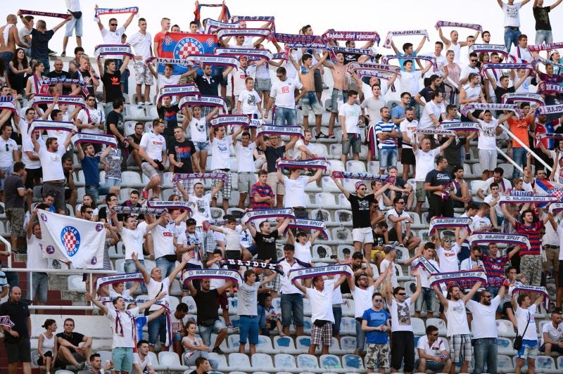Stadion Poljud, Split – Uzvratna utakmica doigravanja za Europsku ligu, HNK Hajduk – FC Slovan Liberec 0-1. Photo: PIXSELL