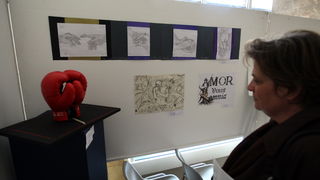 Zadar, 090413.
Narodni muzej, Poluotok. Zupanijska smotra Art dizajn ucenika srednjih skola Zadarske zupanije. Tema ovogodisnje smotre je: Amor vincit omnia (Ljubav sve pobjedjuje). Na smotri sudjeluje 8 srednjih skola Zadarske zupanije, a izlozeno je ok Zadar, 090413.
Narodni muzej, Poluotok. Zupanijska smotra Art dizajn ucenika srednjih skola Zadarske zupanije. Tema ovogodisnje smotre je: Amor vincit omnia (Ljubav sve pobjedjuje). Na smotri sudjeluje 8 srednjih skola Zadarske zupanije, a izlozeno je ok