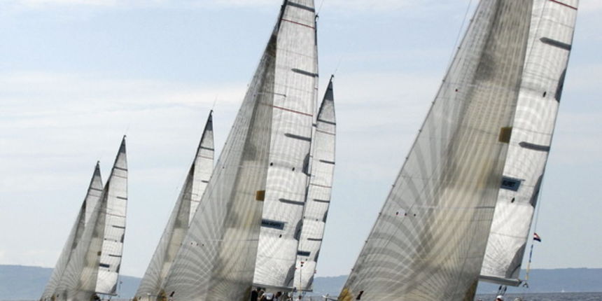 Split, 170909.
23. Aci Match Race Cup 2009 u Splitu, drugi dan jedrenja podno Sustipana.
Foto: Jadran Babic / CROPIX