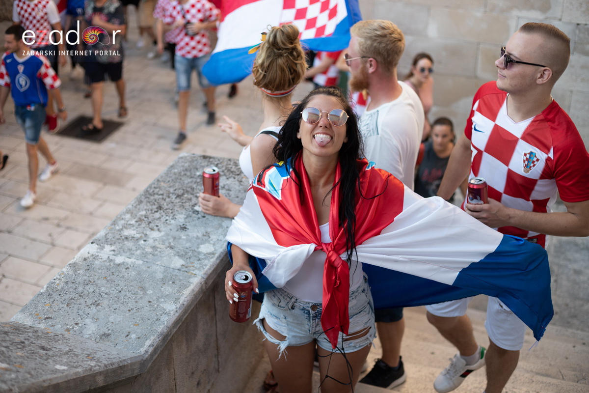 Veličanstven doček četvorice zadarskih Vatrenih Veličanstven doček četvorice zadarskih Vatrenih