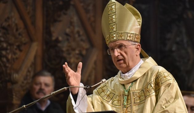 Svečana misa polnoćka u katedrali svete Stošije. Nadbiskup Želimir Puljić