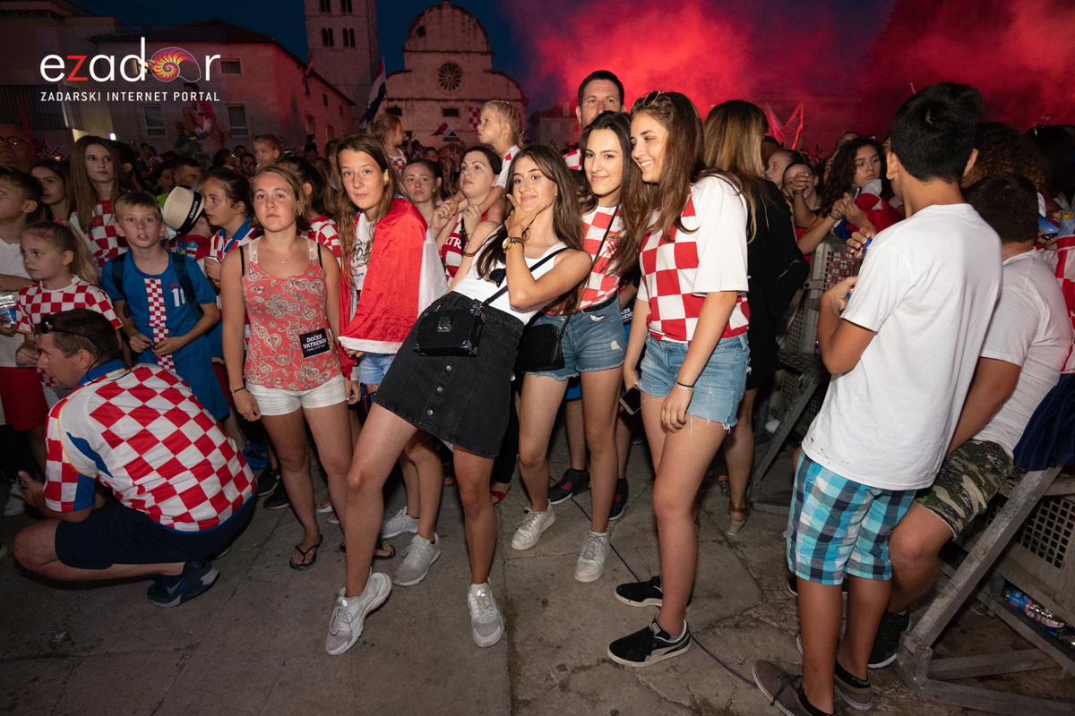 Veličanstven doček četvorice zadarskih Vatrenih