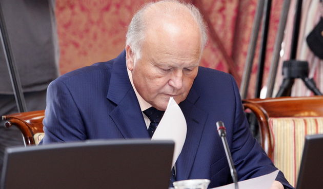 Zagreb, 200612.
Vlada.
Redovita sjednica Vlade.
Na slici: Slavko Linic.
Foto: Davor Pongracic / CROPIX