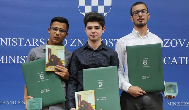 Dražen Oršuš, Fran Markulin i Karlo Korona dobitnici su Godišnje nagrade “Luka Ritz”