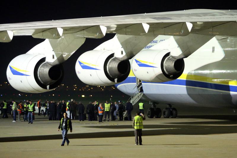 Antonov 225 u zagrebačkoj zračnoj luci Pleso, Foto: Borna Filić/PIXSELL