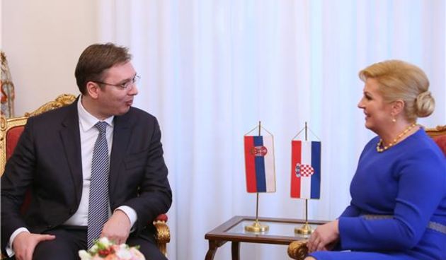 Kitarović i Vučić