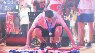 Veličanstven doček četvorice zadarskih Vatrenih Veličanstven doček četvorice zadarskih Vatrenih