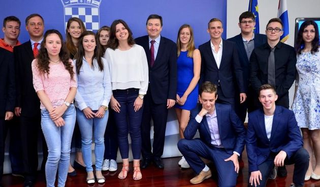 Dodjela nagrade Soljačić te dodjela priznanja MZOS- a 20 ucenika za izniman uspjeh na državnoj maturi. Photo: Marko Prpic/PIXSEL