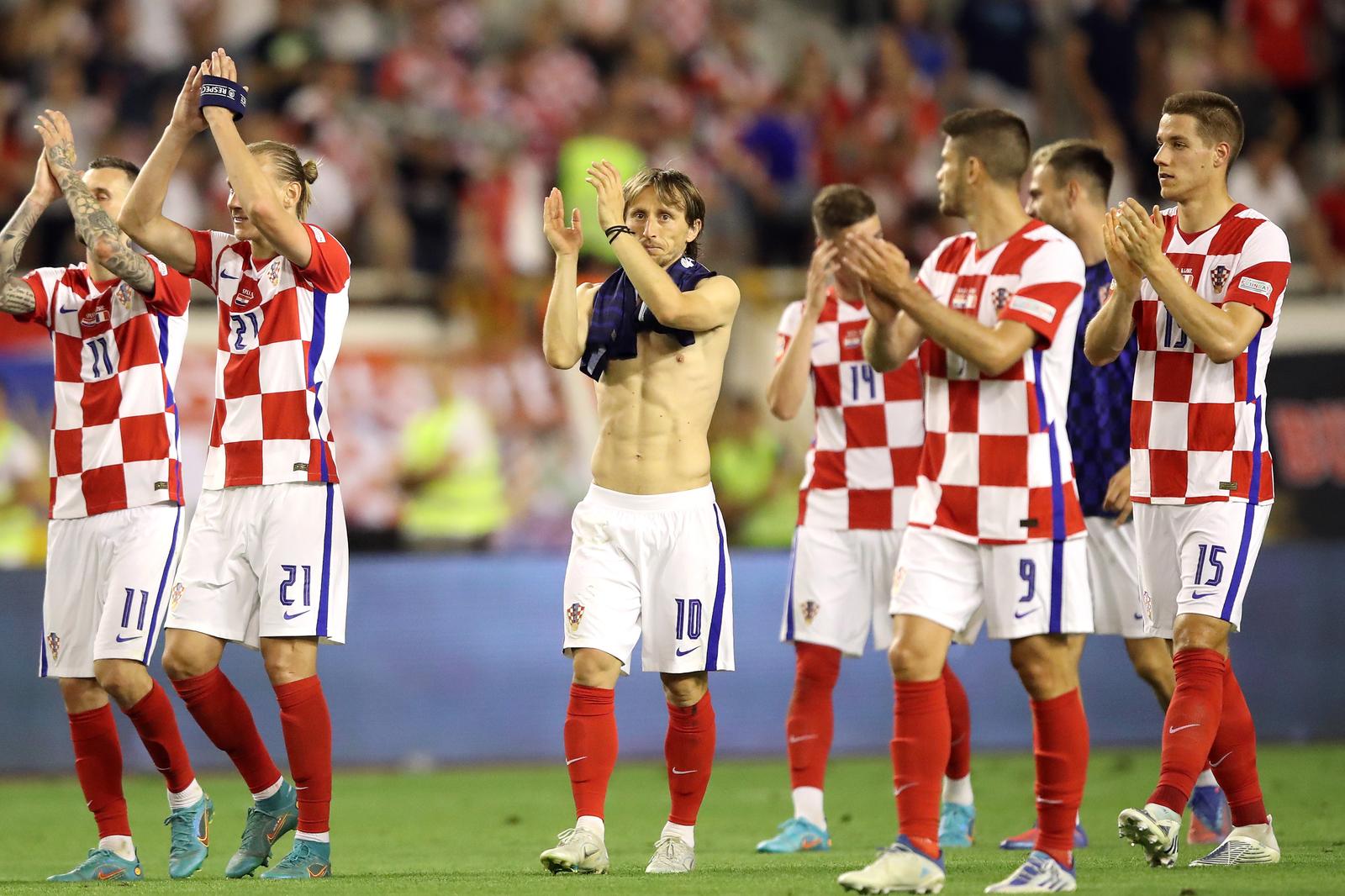 Hrvatski reprezentativci zahvalili su se navijačima na Poljudu
