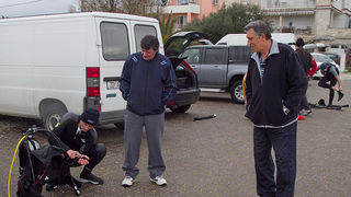 Ekološka akcija čišćenja podmorja u Bibinjama, foto: Leo Banić Ekološka akcija čišćenja podmorja u Bibinjama, foto: Leo Banić