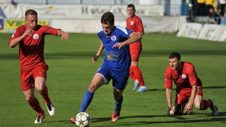 Zadar, 260513.
Stadion Stanovi.
Utakmica MAXtv 1. HNL izmedju Zadra i Splita.
Foto: Luka Gerlanc / CROPIX