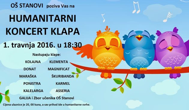Humanitarni koncert klapa